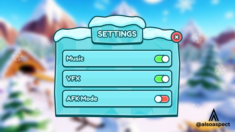 Snow-Themed UI
